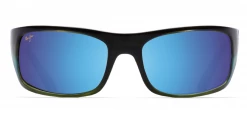 FlightSunglasses Sport Maui Jim Peahi 202 Sunglasses- Mahi Mahi With Polarized Blue Hawaii, Maui HT, HCL Bronze, Grey Lens