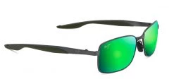 FlightSunglasses Maui Jim Shoal 797 Sunglasses- Polarized Rectangular With Maui Green Lenses