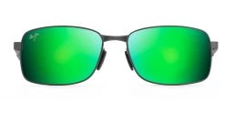 FlightSunglasses Maui Jim Shoal 797 Sunglasses- Polarized Rectangular With Maui Green Lenses
