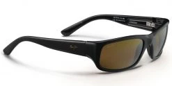 FlightSunglasses Maui Jim Stingray 103 Sunglasses- Gloss Black With Polarized HCL® Bronze Lens Sport