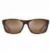 FlightSunglasses Maui Jim Tumbleland 770 Sunglasses- Matte Tortoise W/Black Temples With Polarized HCL Bronze Lens