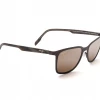 FlightSunglasses Maui Jim Naupaka 775 Sunglasses- Satin Chocolate With HCL Bronze Lens
