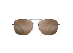 FlightSunglasses Pilot & Driver Maui Jim Lava Tube 786 Sunglasses- Matte Gold With Polarized HCL Bronze Lens