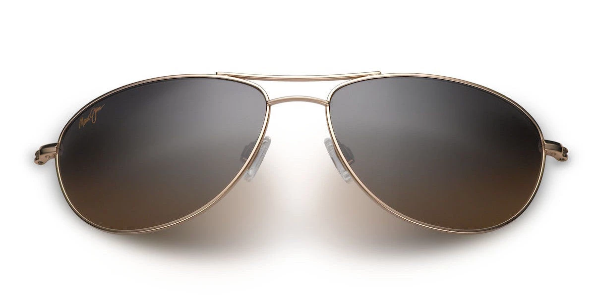 FlightSunglasses Maui Jim Baby Beach 245 Sunglasses<span>- Gold With Polarized HCL Bronze Lens</span> 4 FlightSunglasses Maui Jim Baby Beach 245 Sunglasses- Gold With Polarized HCL Bronze Lens