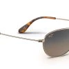 FlightSunglasses Maui Jim Baby Beach 245 Sunglasses- Gold With Polarized HCL Bronze Lens