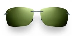FlightSunglasses Maui Jim Lighthouse 423 Sunglasses- Trans Smoke Grey With Polarized Maui HT Lens Sport