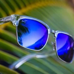 FlightSunglasses Maui Jim KAWIKA 257 Sunglasses<span>- Crystal With Blue Hawaii Polarized Lens</span> 7 FlightSunglasses Maui Jim KAWIKA 257 Sunglasses- Crystal With Blue Hawaii Polarized Lens
