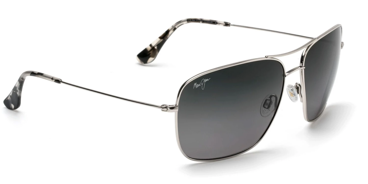 FlightSunglasses Maui Jim Cook Pines 774 Sunglasses<span>- Silver With Neutral Grey Lens</span> Classic Aviators 3 FlightSunglasses Maui Jim Cook Pines 774 Sunglasses- Silver With Neutral Grey Lens Classic Aviators