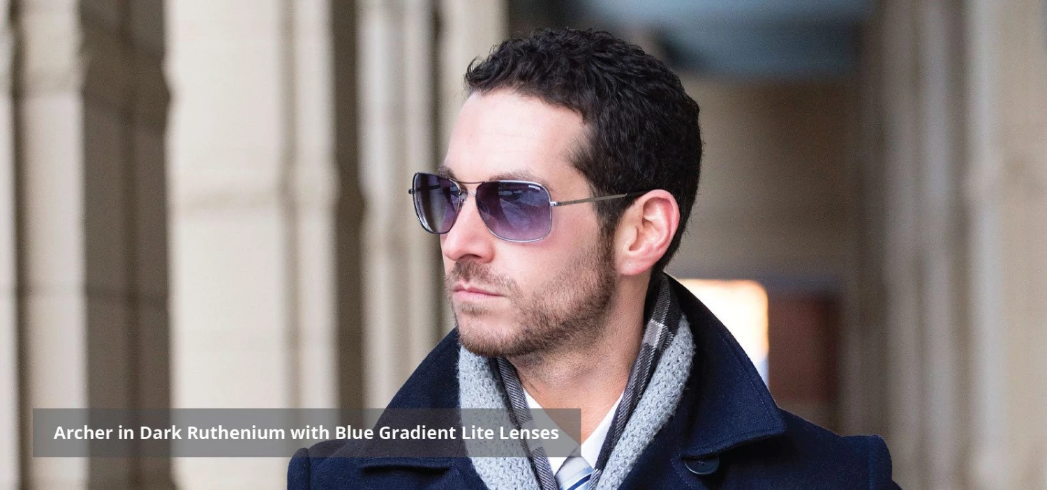 FlightSunglasses Randolph Archer Sunglasses AR005 <span>- Dark Ruthenium, American Gray Polarized PC Lenses</span> Pilot & Driver 6 FlightSunglasses Randolph Archer Sunglasses AR005 - Dark Ruthenium, American Gray Polarized PC Lenses Pilot & Driver