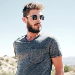 FlightSunglasses Randolph P3 Progressive Prescription Sunglasses Wayfarer & Square