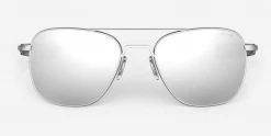 FlightSunglasses Pilot & Driver Randolph Aviator Sunglasses-Polarized Gold & Silver Mirror Lens