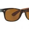 Ray-Ban New Wayfarer Bicolor Matte Havana Sunglasses Non-Polarized