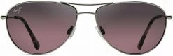 FlightSunglasses Maui Jim Sea House 772 Sunglasses- Rose Gold With Polarized Maui Rose Lens Pilot & Driver