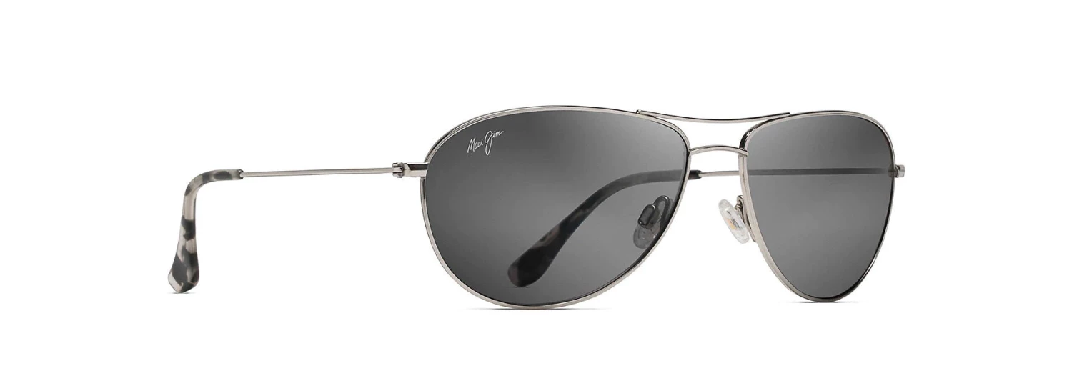 FlightSunglasses Maui Jim Sea House 772 Sunglasses<span>- Silver With Polarized Neutral Grey Lens</span> 4 FlightSunglasses Maui Jim Sea House 772 Sunglasses- Silver With Polarized Neutral Grey Lens