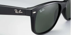 Non-Polarized Ray-Ban New Wayfarer Black Classic Sunglasses RB2132
